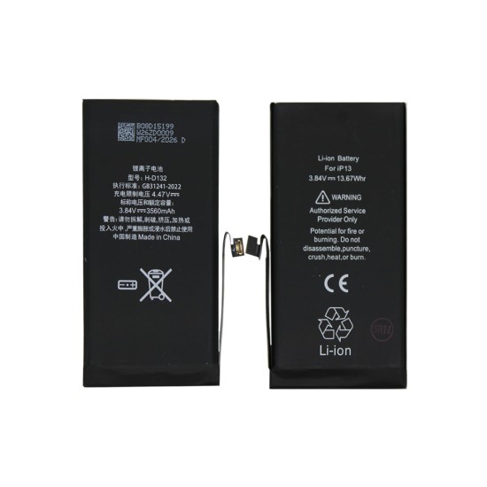 Bateria A2479/A2655 for Apple iPhone 13 com Diagnóstico Não Apresenta Erros 3240mAh